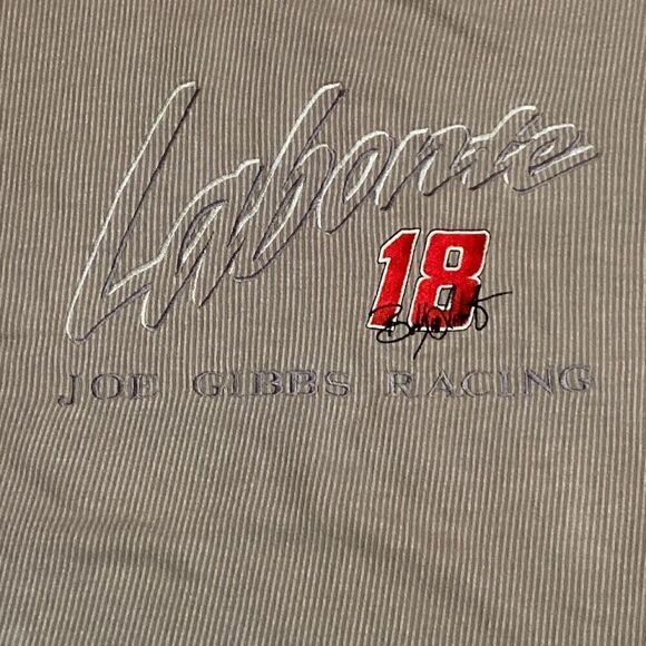 Vintage Chase Authentics Bobby Labonte #18 Joe Gibbs Racing Ribbed Shirt Men XL - Picture 4 of 11